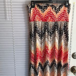 AZULES  ladies colorful ombré maxi shirt.